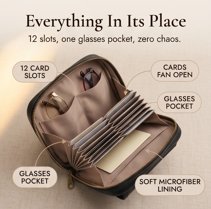 Carryn – Organized Crossbody Bag with Card Slots