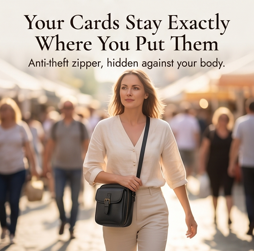 Carryn – Organized Crossbody Bag with Card Slots