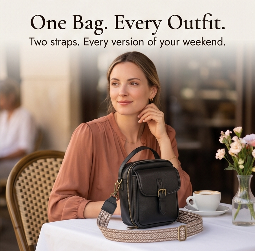 Carryn – Organized Crossbody Bag with Card Slots