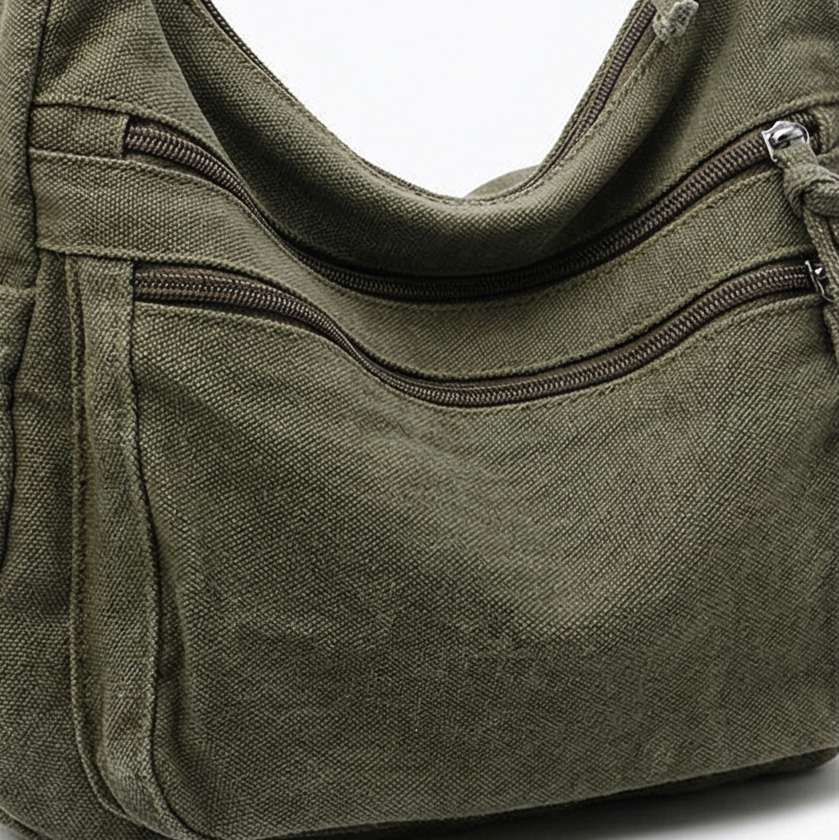Carvia – Washed Canvas Everyday Hobo Bag