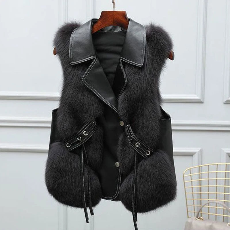 NEREIDA – EMPRESS FAUX FUR VEST