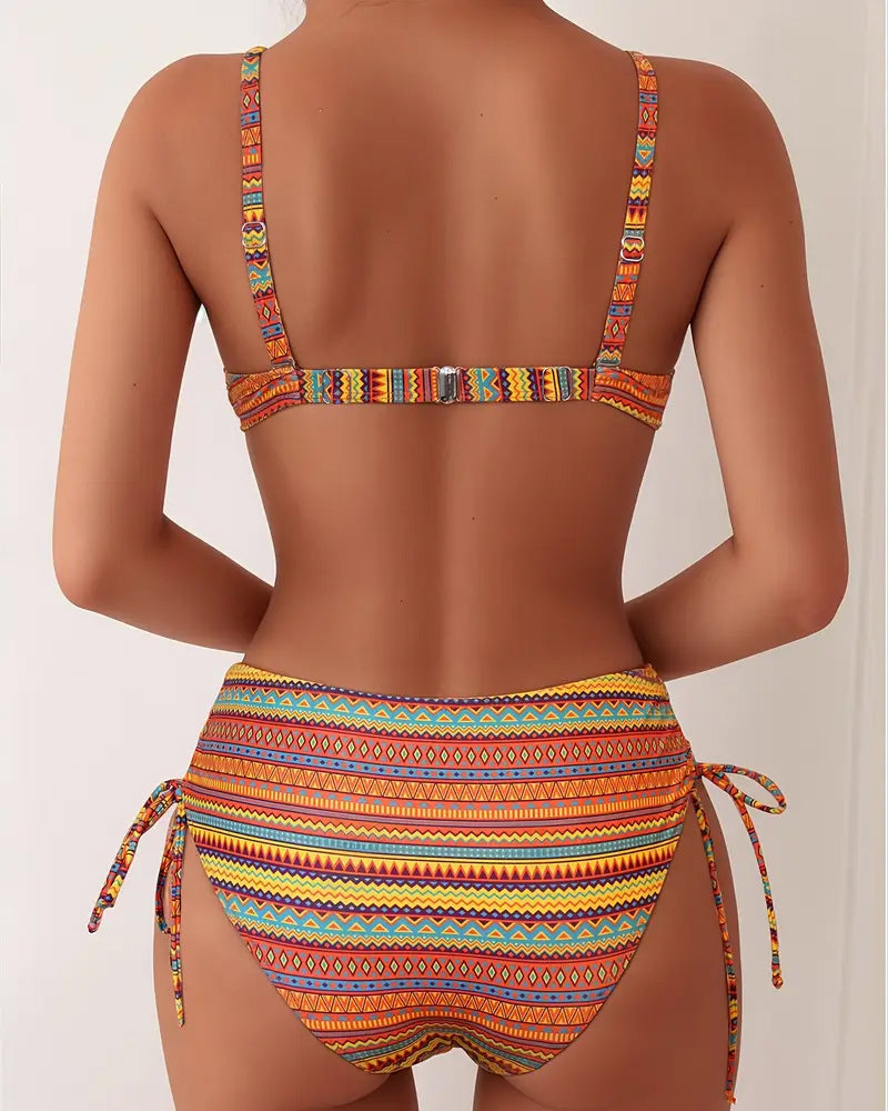 Rosa - High-Waisted Bikini Set