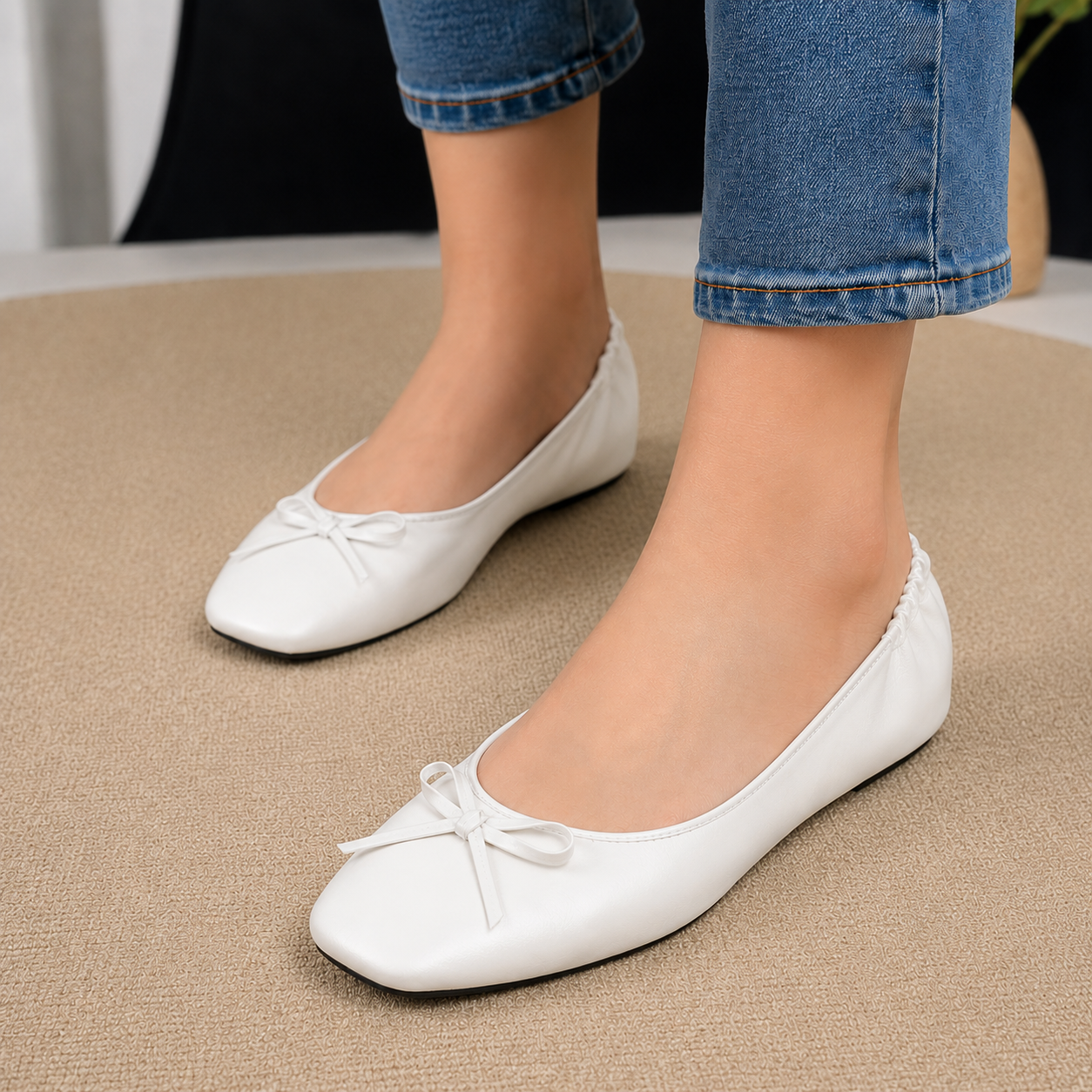 Belluna – Foldable Ballet Flats with Matching Travel Pouch