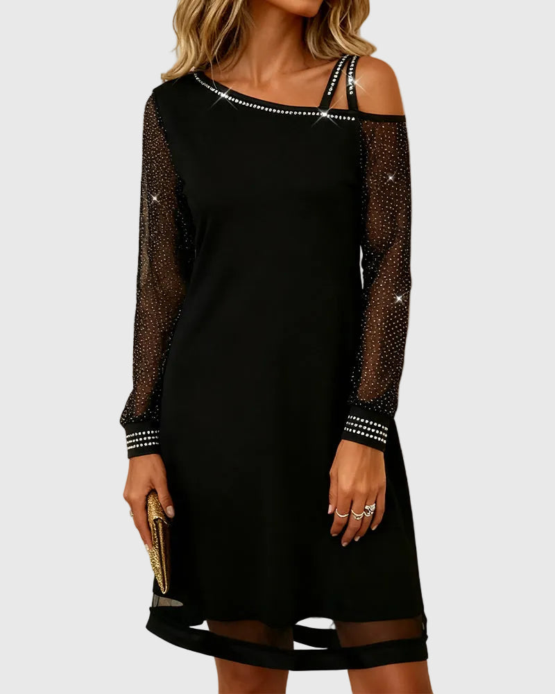 Anne | Elegant Asymmetrical Thermal Dress