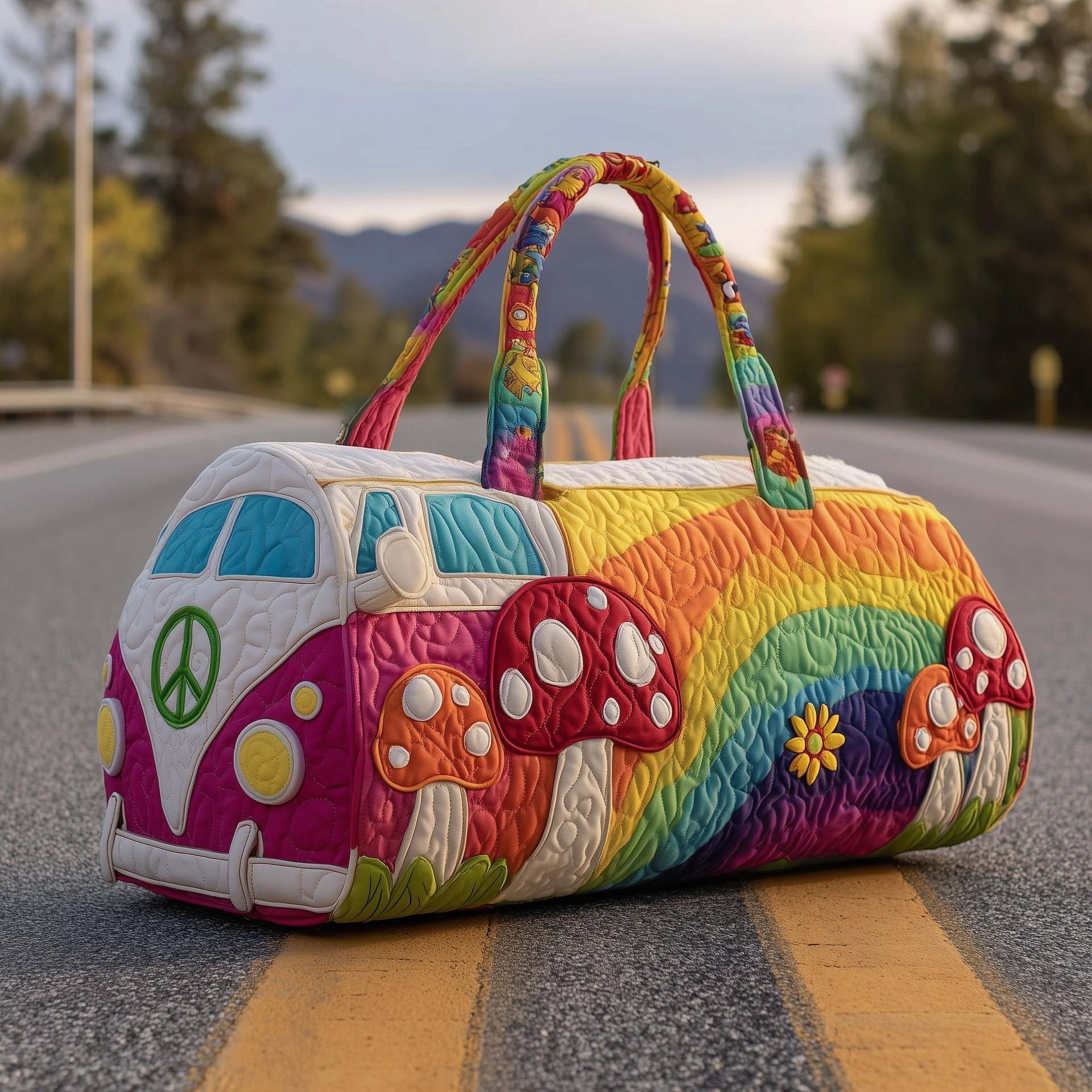 Luna – Padded Travel Bag with Artisan Design