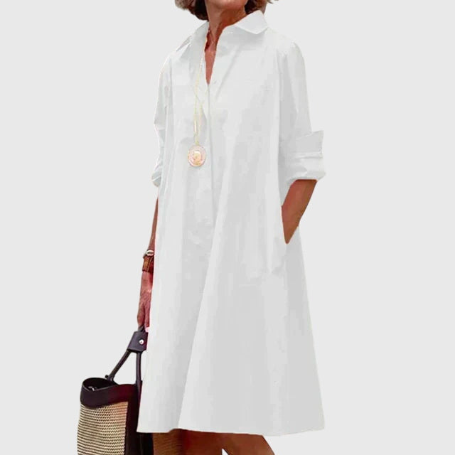 Paige | Elegant Mini Dress with Pockets