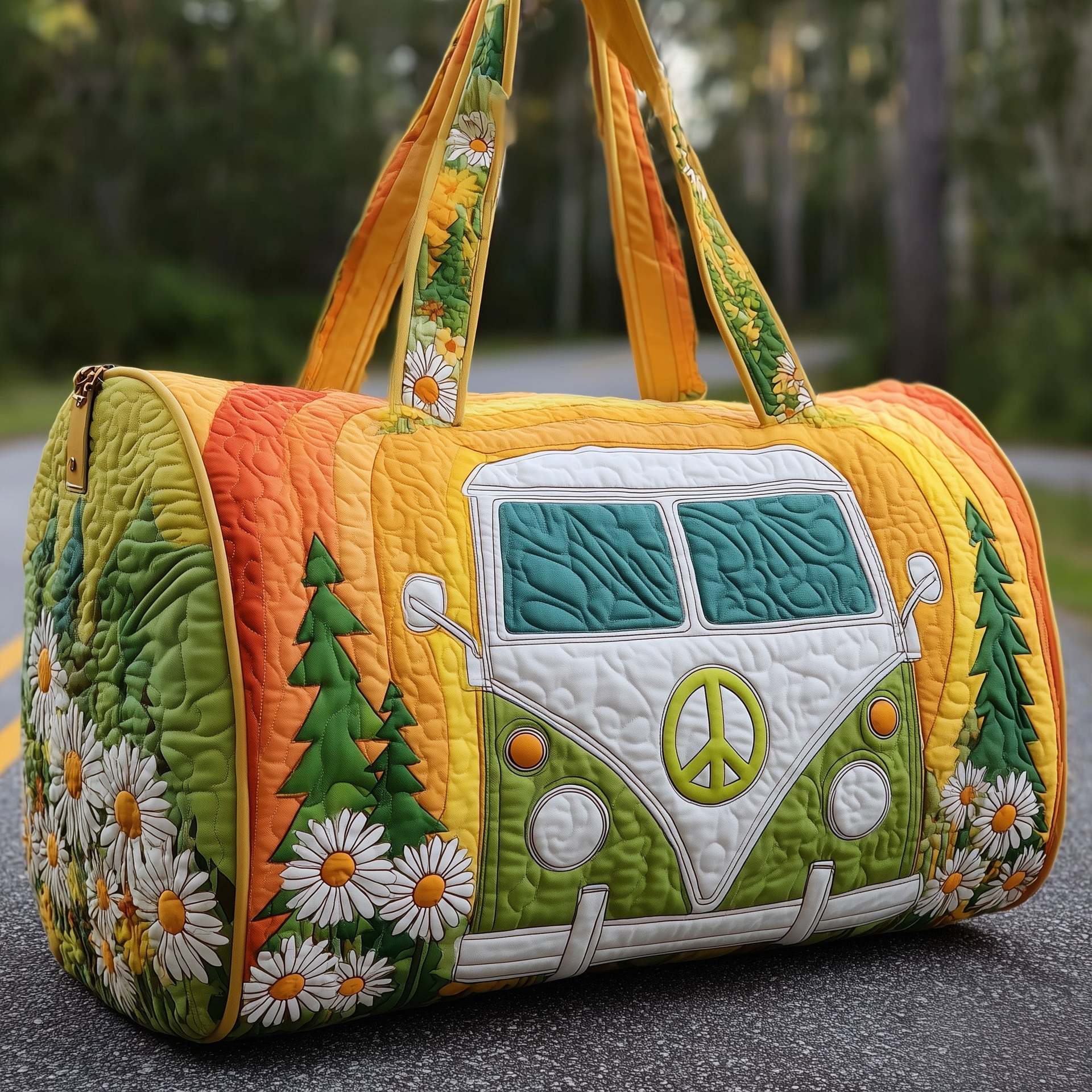 Luna – Padded Travel Bag with Artisan Design
