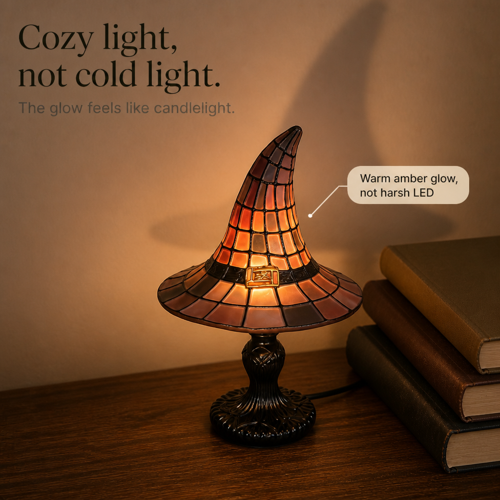 Duskwick – Witch Hat Silhouette Table Lamp
