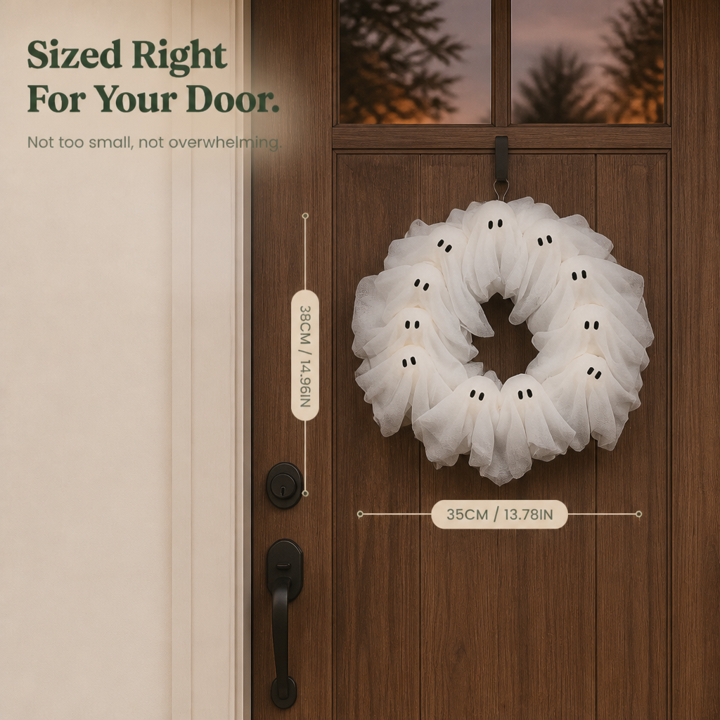 Ghostglow – Ghost Wreath That Glows After The Frame Goes Dark