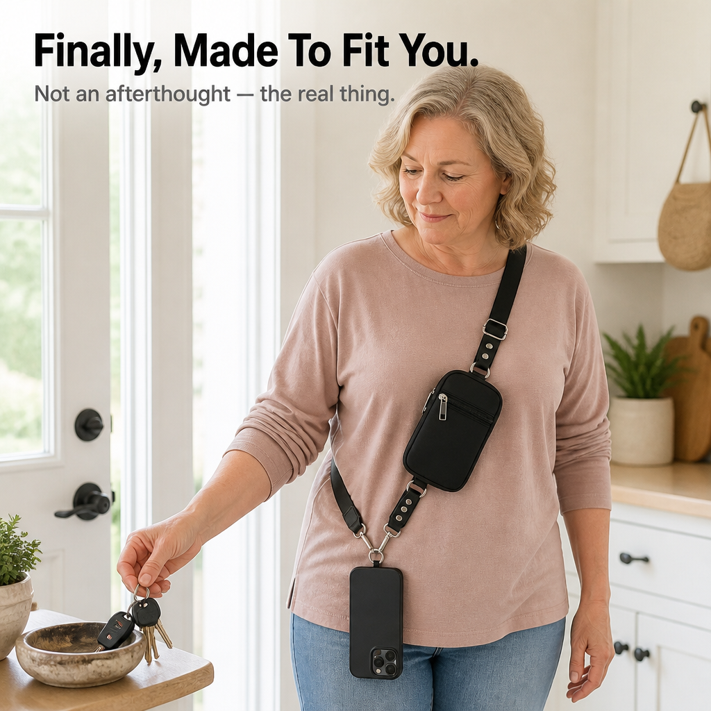 Freeloop – The Crossbody Strap Made To Actually Fit You
