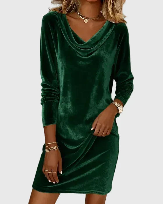 Frosina | Velvet Dress Loose Fit