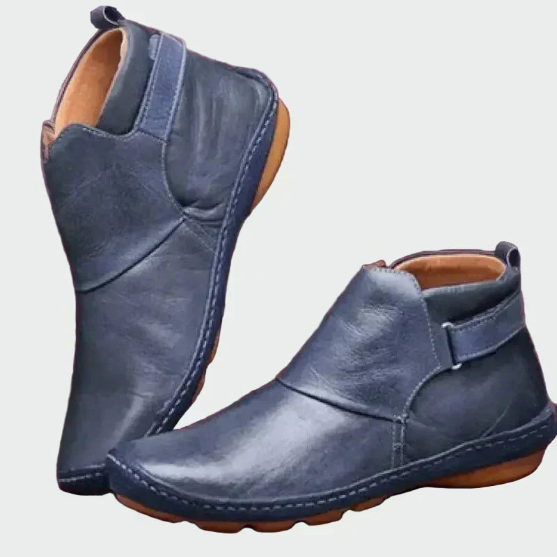 Leather Orthopedic Ankle Boots