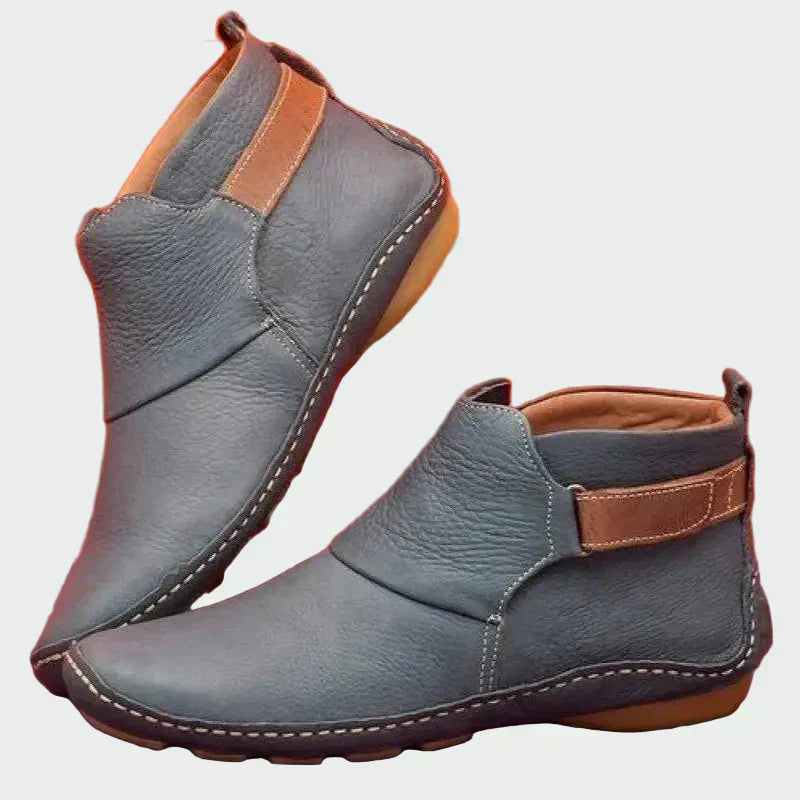 Leather Orthopedic Ankle Boots