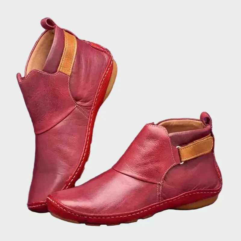 Leather Orthopedic Ankle Boots