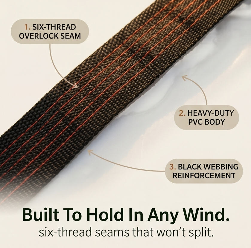 Clearvana – Clear Heavy-Duty Patio Tarp