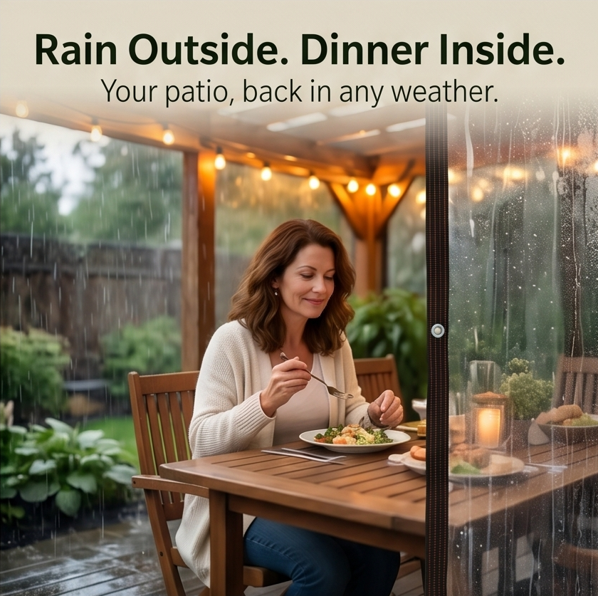 Clearvana – Clear Heavy-Duty Patio Tarp