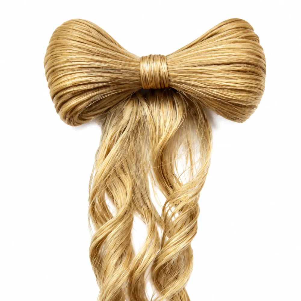 Lunavia – Bow Clip On Ponytail Hair Extension with Long Waves