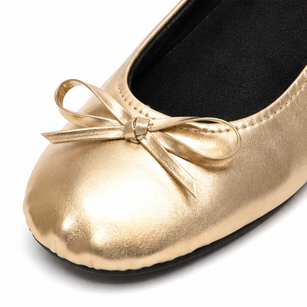 Belluna – Foldable Ballet Flats with Matching Travel Pouch