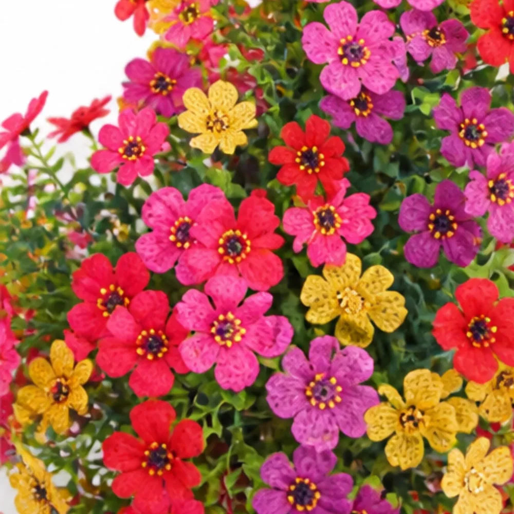 Blomora – Artificial Flower Stake Bouquet for Garden & Porch
