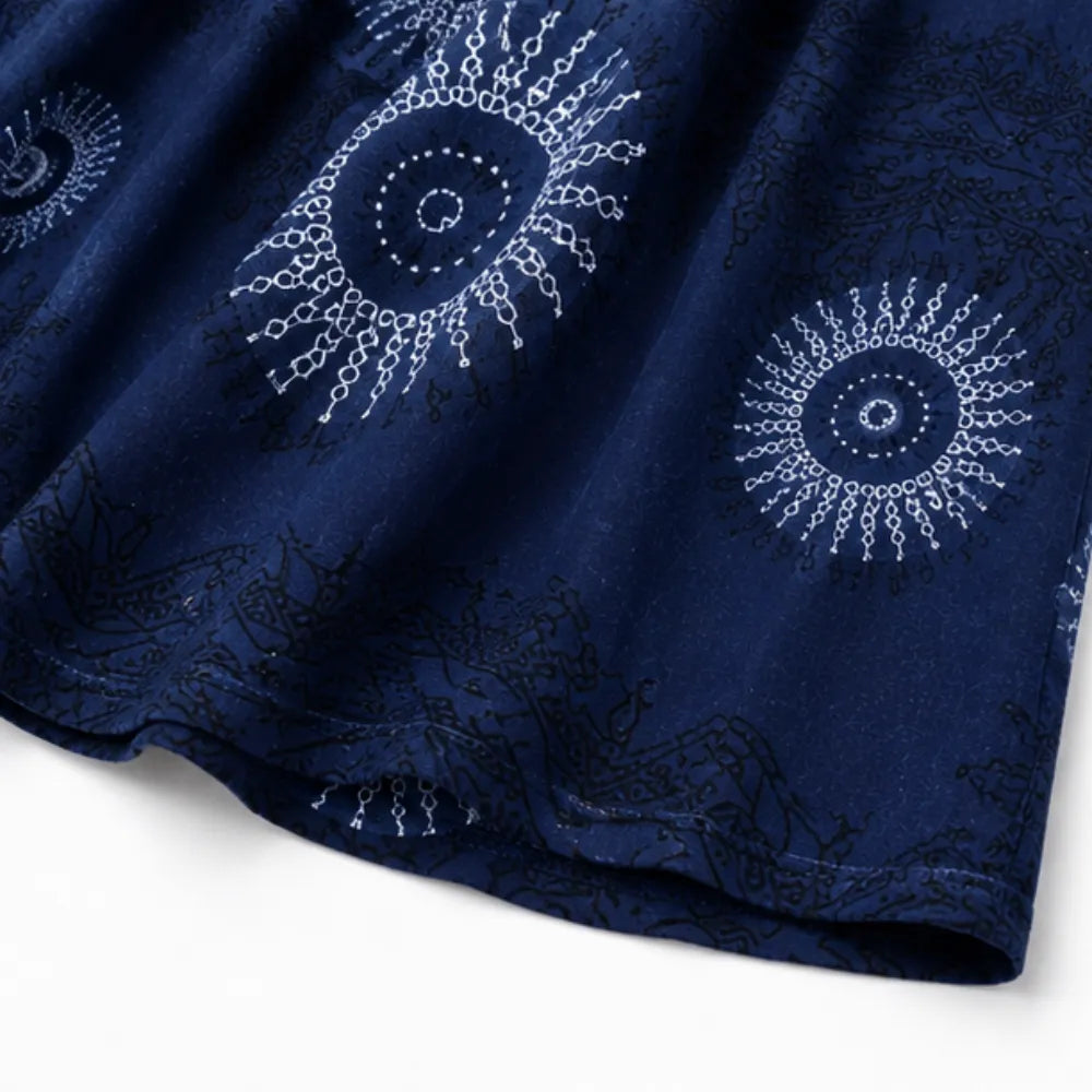 Islora – Sleeveless Lace Look-Yoke Summer Dress
