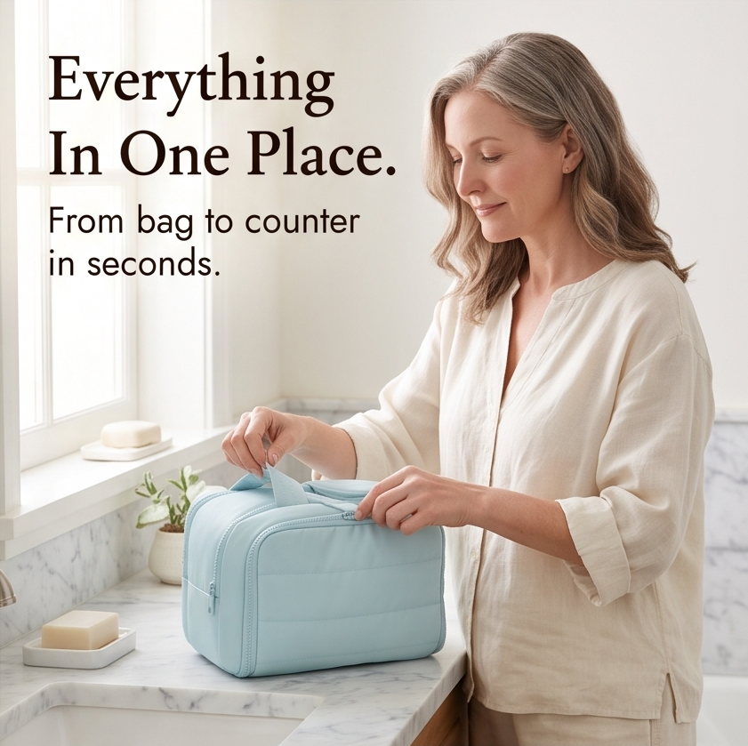 Cloudette – Wide-Mouth Toiletry Bag