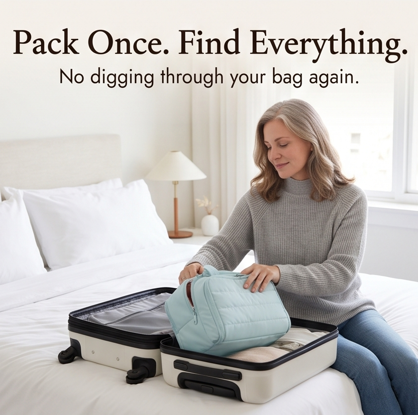 Cloudette – Wide-Mouth Toiletry Bag