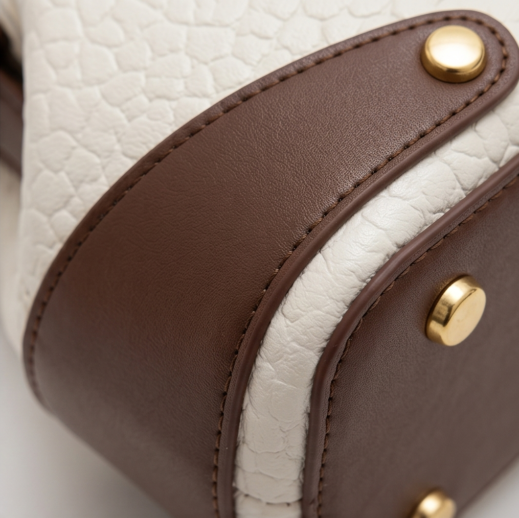 Cola – Two-Tone Leather Handbag for Day to Night