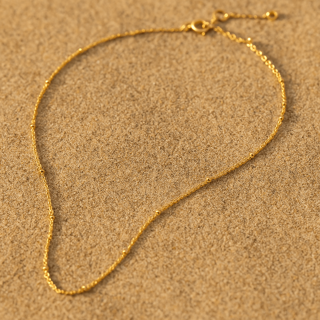 Wave Necklace – 18k Gold Plated, Silver, or Rose Gold