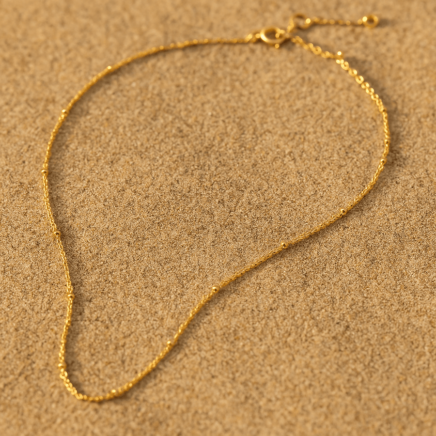Wave Necklace – 18k Gold Plated, Silver, or Rose Gold