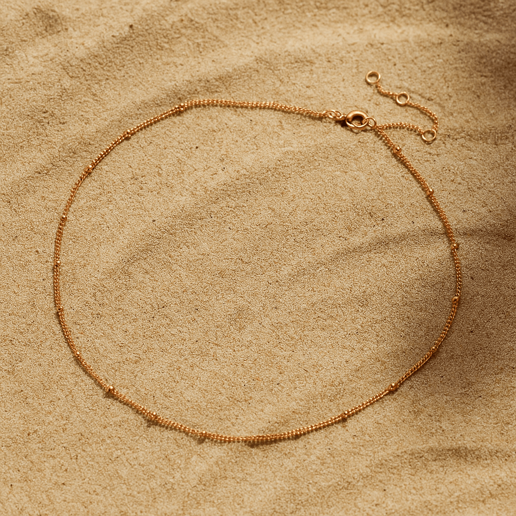 Wave Necklace – 18k Gold Plated, Silver, or Rose Gold