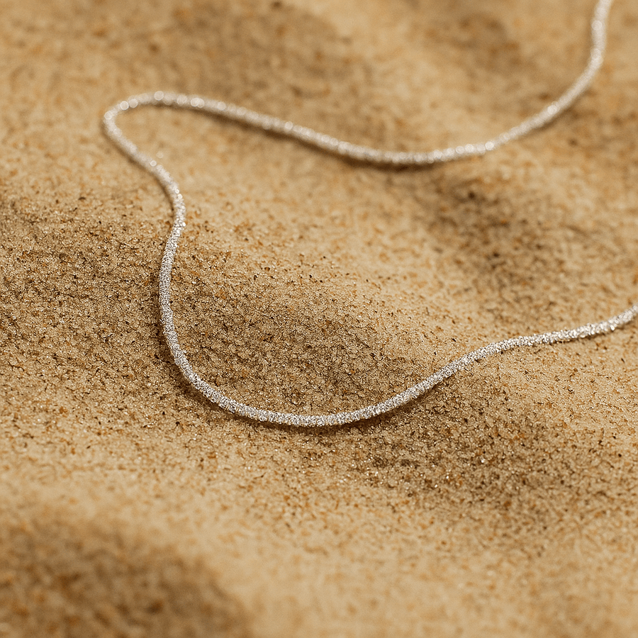 Incanto Necklace – 925 Silver and Diamond Mesh