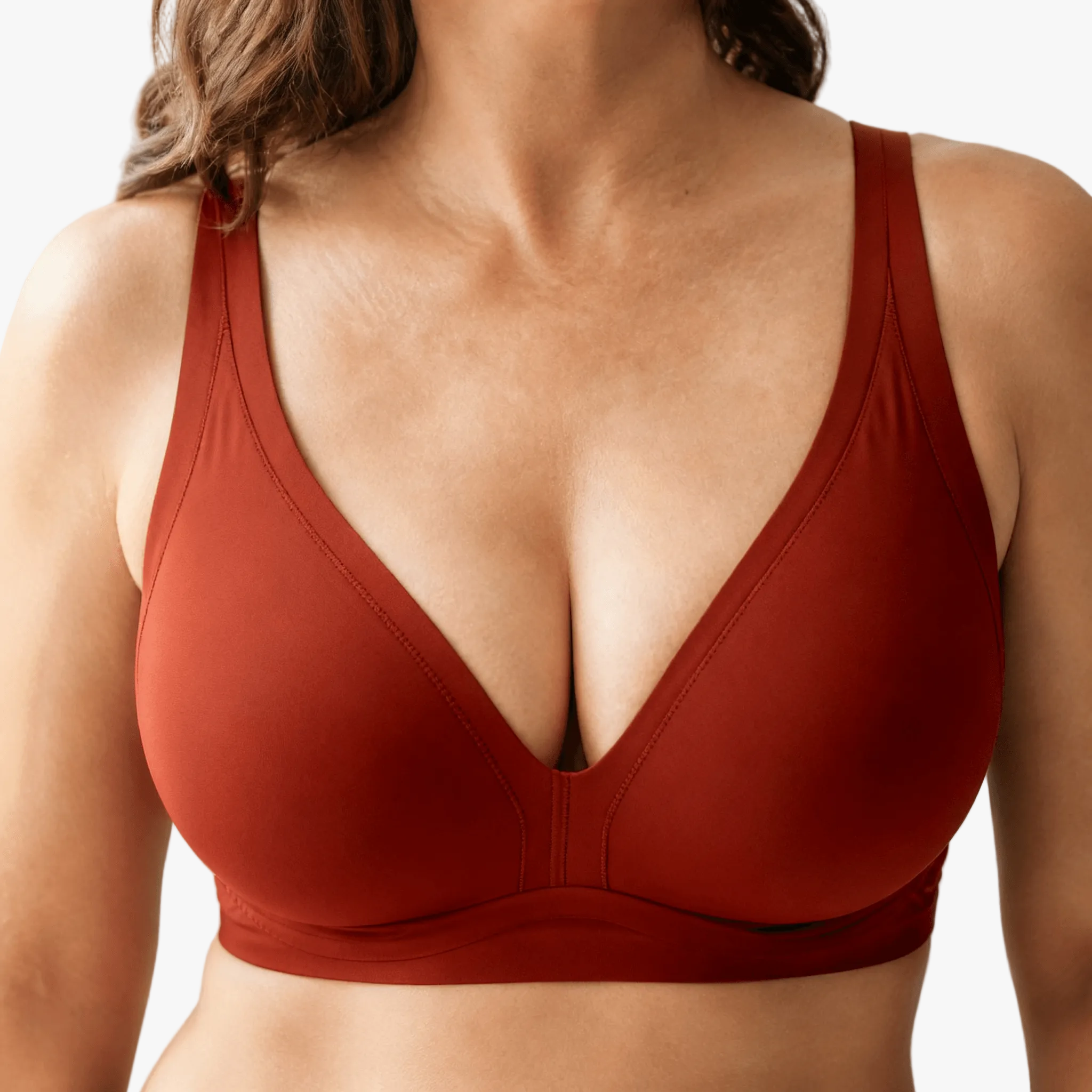 Comforel – Women's Wireless Deep-V Support Bra