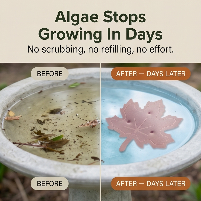 Coppera – Copper Leaf Bird Bath Purifier