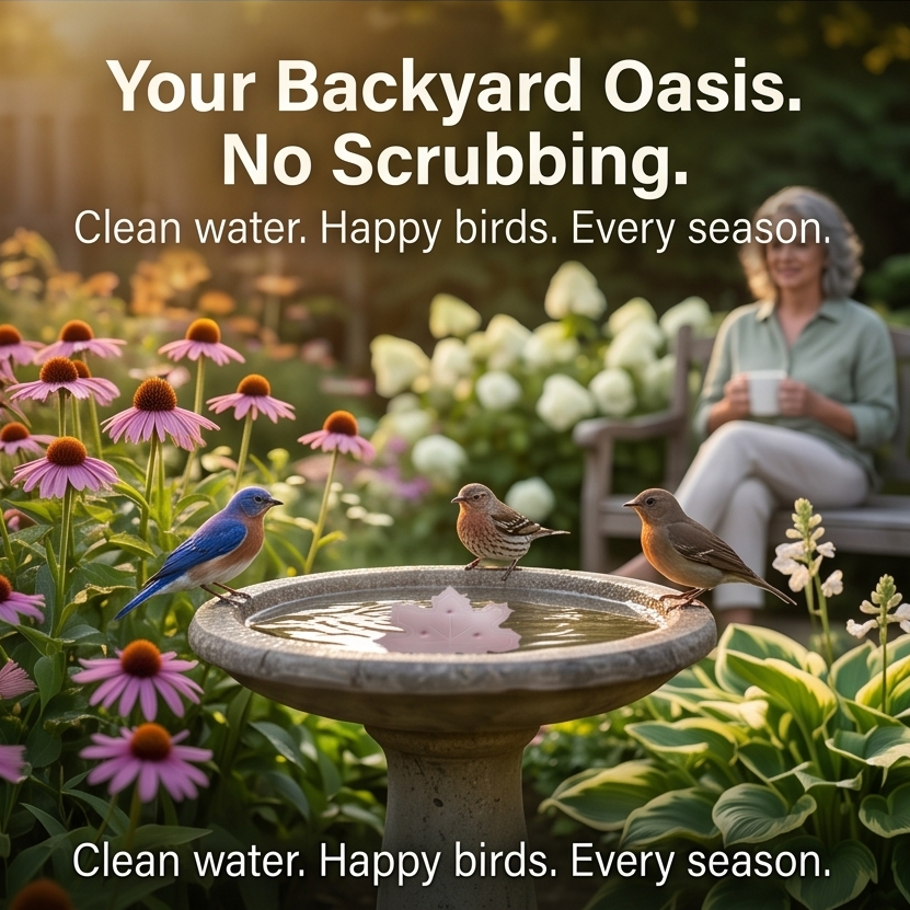Coppera – Copper Leaf Bird Bath Purifier