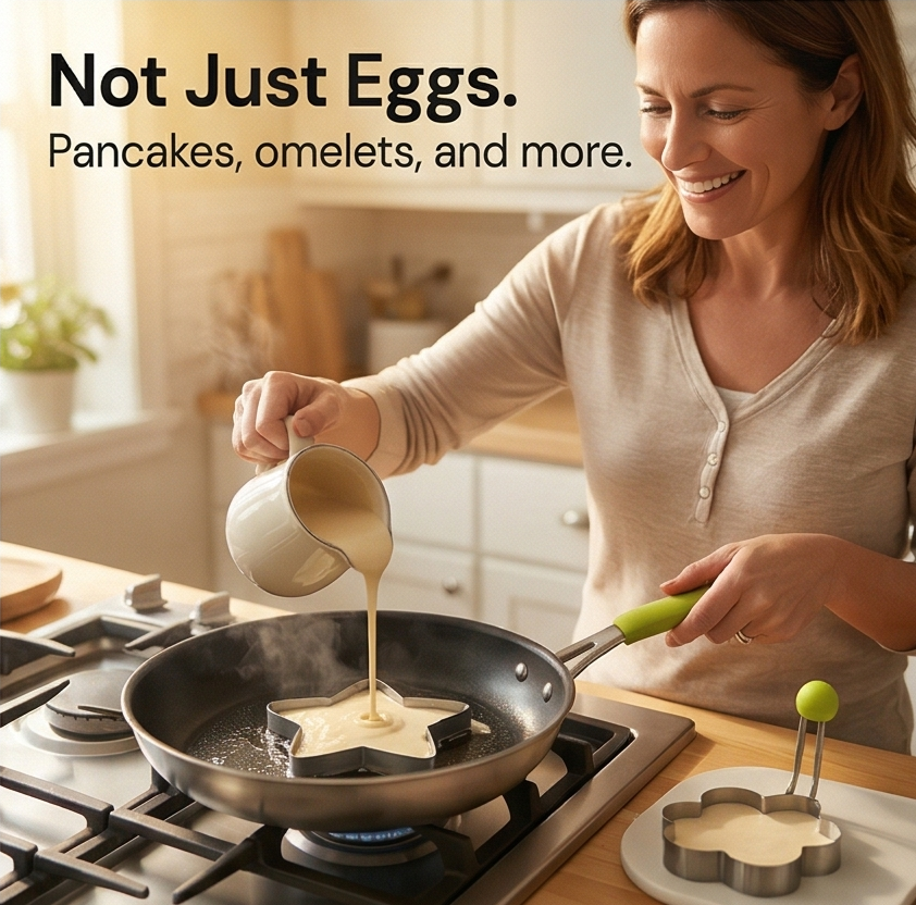 Crackle – Fun Shape Egg and Pancake Molds