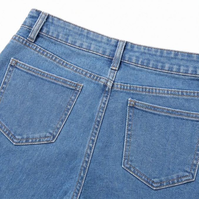 Curvella – High Waist Stretch Flare Jeans for Women, Butt-Lifting Bootcut Denim