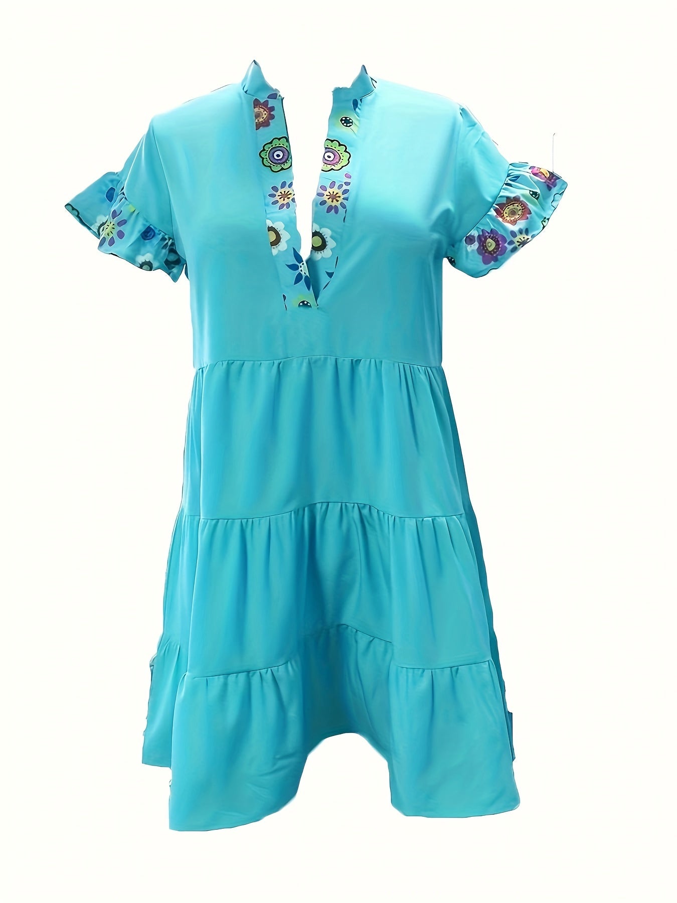 Danielle | Women’s Boho Ruffle Sleeve Mini Dress