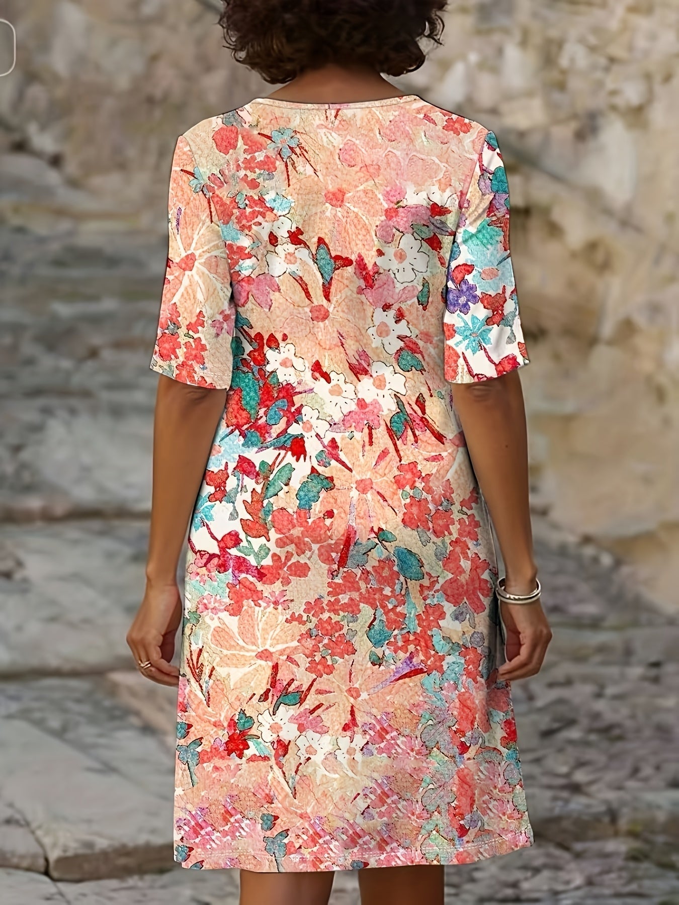 MARION | Retro Floral Everyday Dress