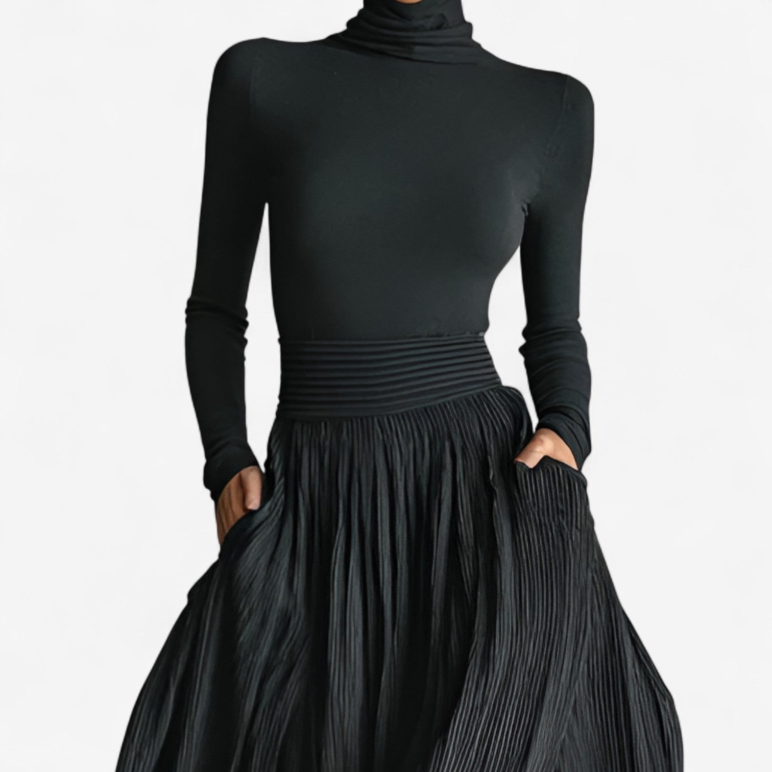 Linara - Women's High Waisted Maxi Skirt