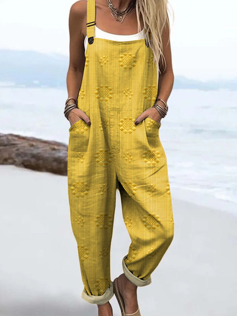 Freja | Casual Pattern Jumpsuit