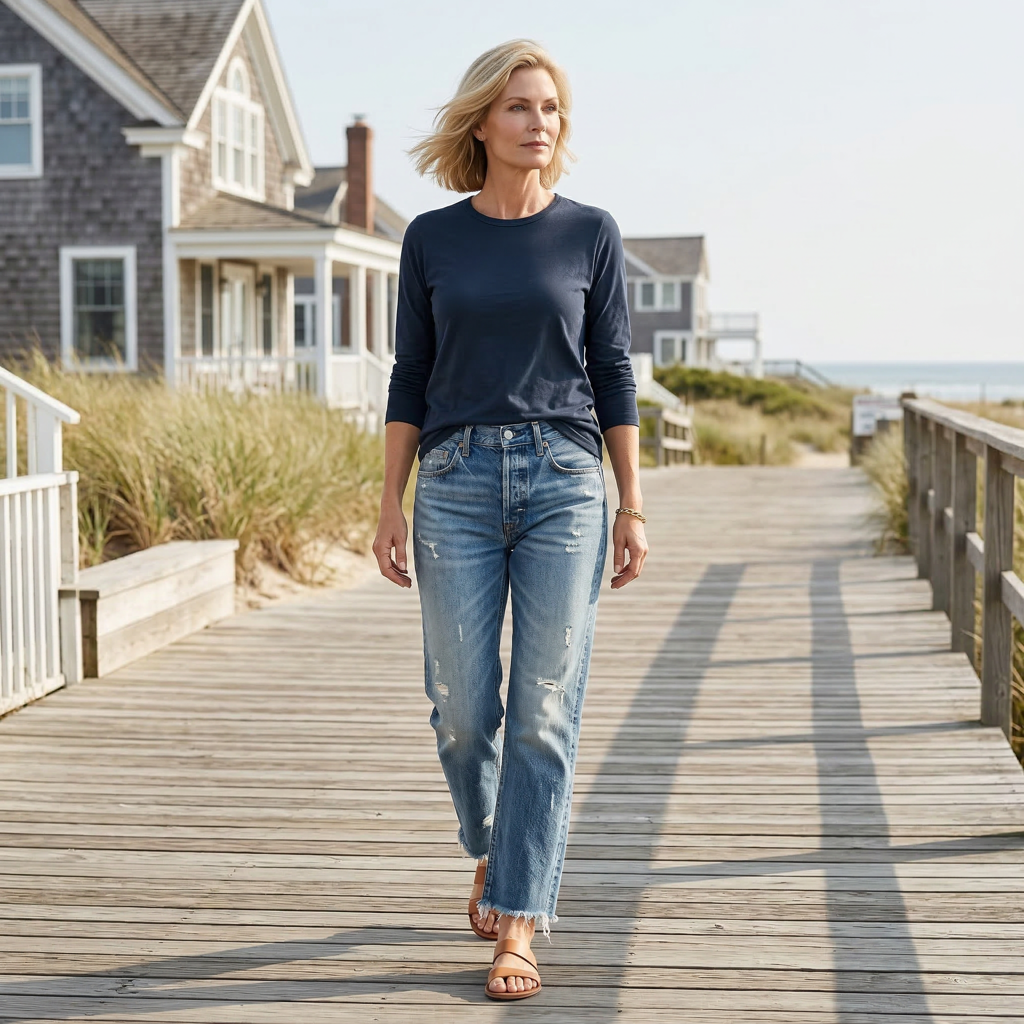 Danice™ | Cropped straight-leg jeans