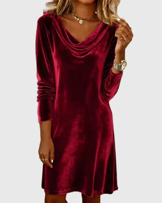 Frosina | Velvet Dress Loose Fit