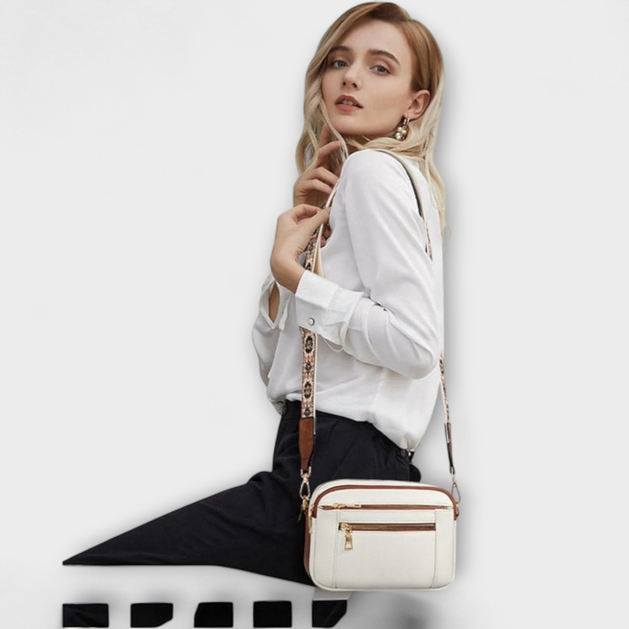 Vera™ | Elegant Leather Shoulder Bag