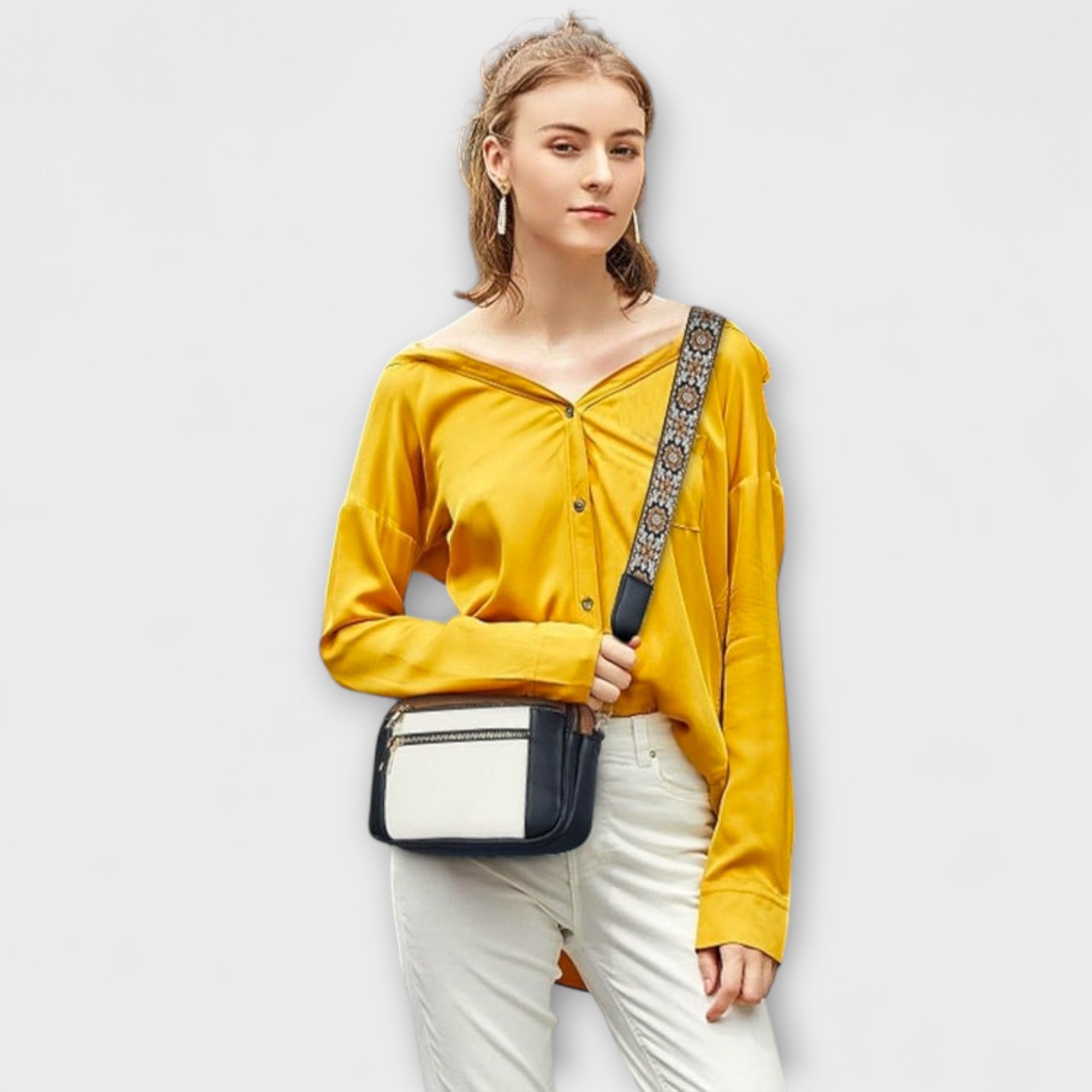 Vera™ | Elegant Leather Shoulder Bag