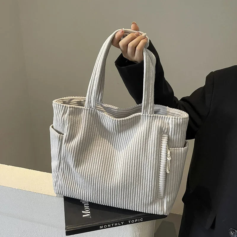 Cordelley – Cozy Corduroy Tote Bag