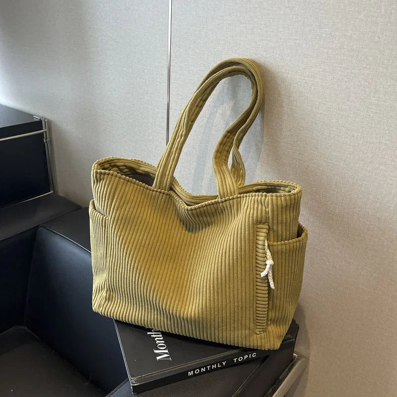 Cordelley – Cozy Corduroy Tote Bag