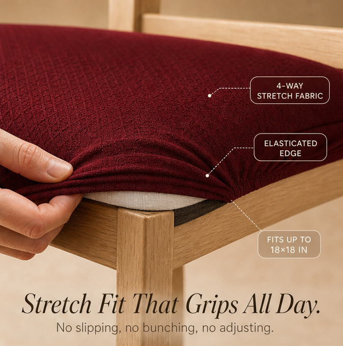 GleamSeat – Waterproof Stretch Chair Covers