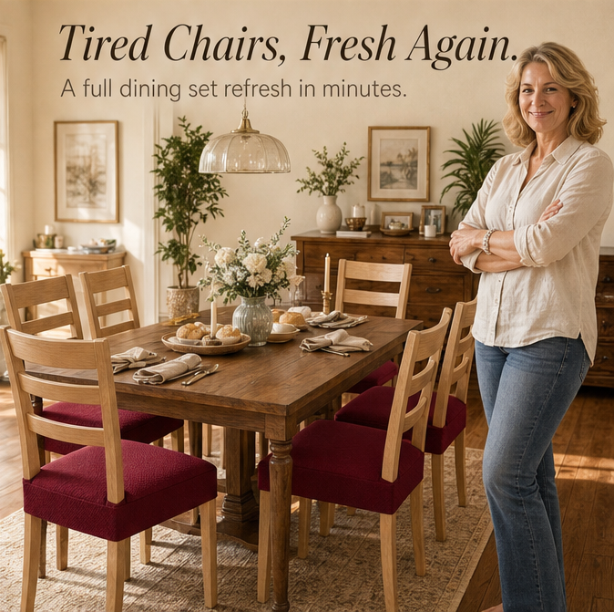 GleamSeat – Waterproof Stretch Chair Covers