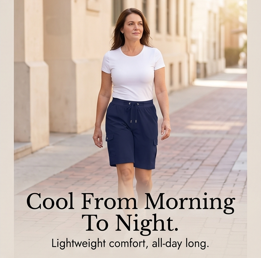 Breezella – Lightweight Quick-Dry Cargo Shorts