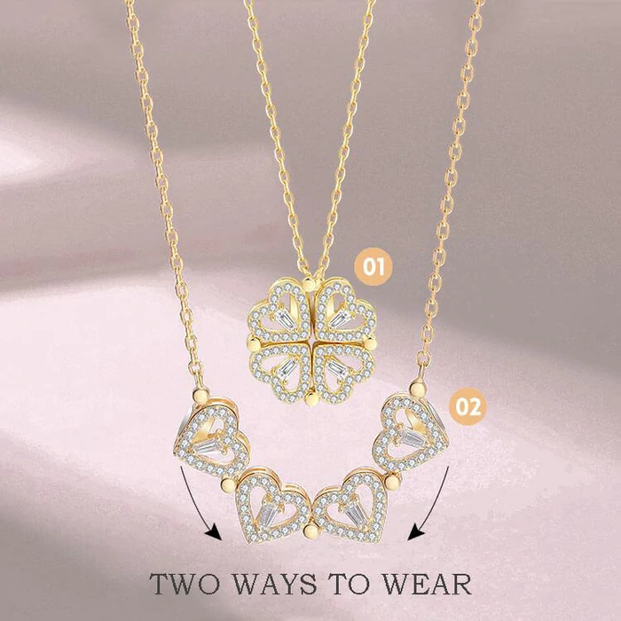 Cloverelle – Sparkling Clover Pendant Necklace